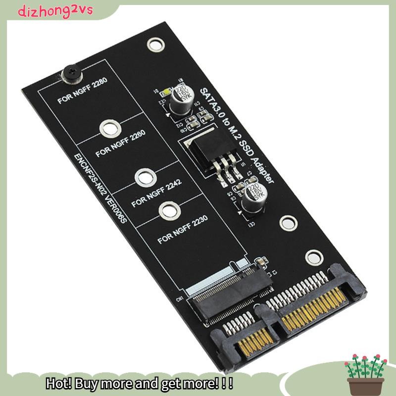 [dizhong2vs]อะแดปเตอร์ M.2 SATA M2 ถึง SATA อะแดปเตอร์ M.2 ถึง SATA M.2 NGFF Converter 2.5 นิ้ว SATA
