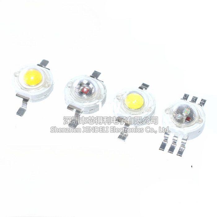 ไฮไลท์ ไฮไลท์ กําลังสูง 1ว3ว ไดโอดเรืองแสงขนาดเล็ก นํา โคมไฟลูกปัดสีขาวอบอุ่นสีขาวแสงสีแดงสีเหลืองมรกตสีเขียวแสงสีฟ้าแบ