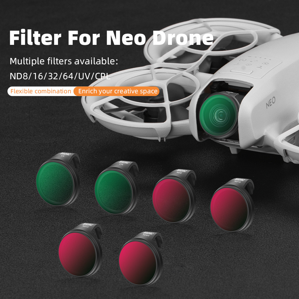 เข้ากันได้กับ DJI NEO Filter UV Protector CPL Polarizer NEO Flight Camera ND Filter อุปกรณ์เสริมเลนส์