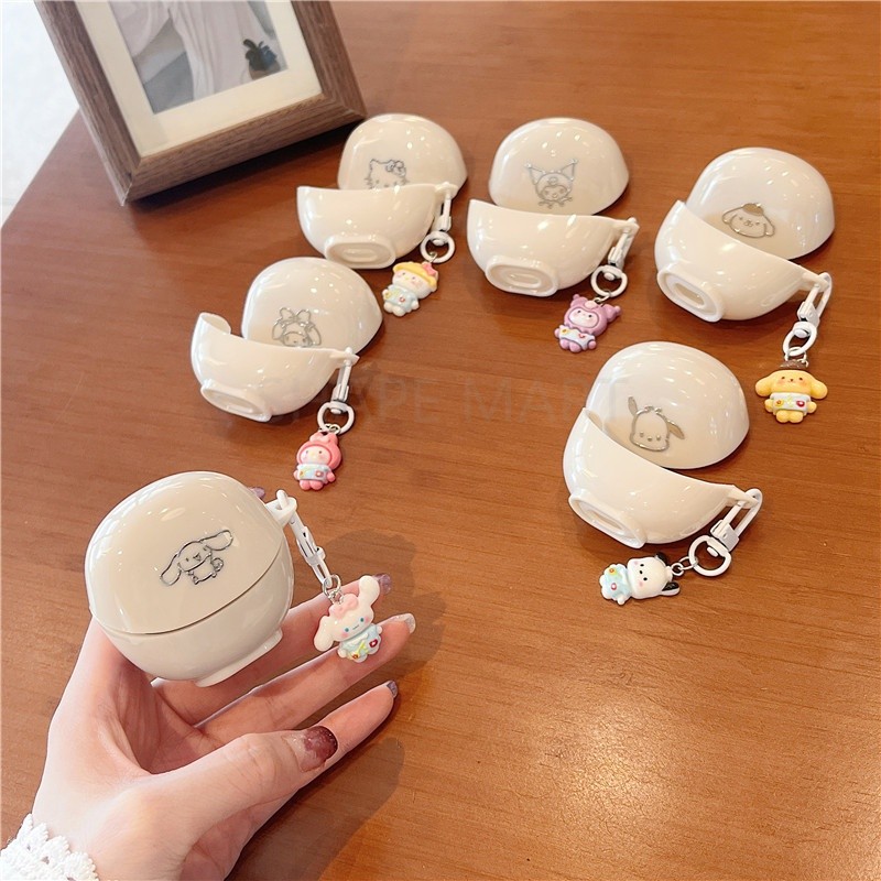 ครีมสีขาวเคสหูฟังบลูทูธสำหรับ QCY ailybuds Pro