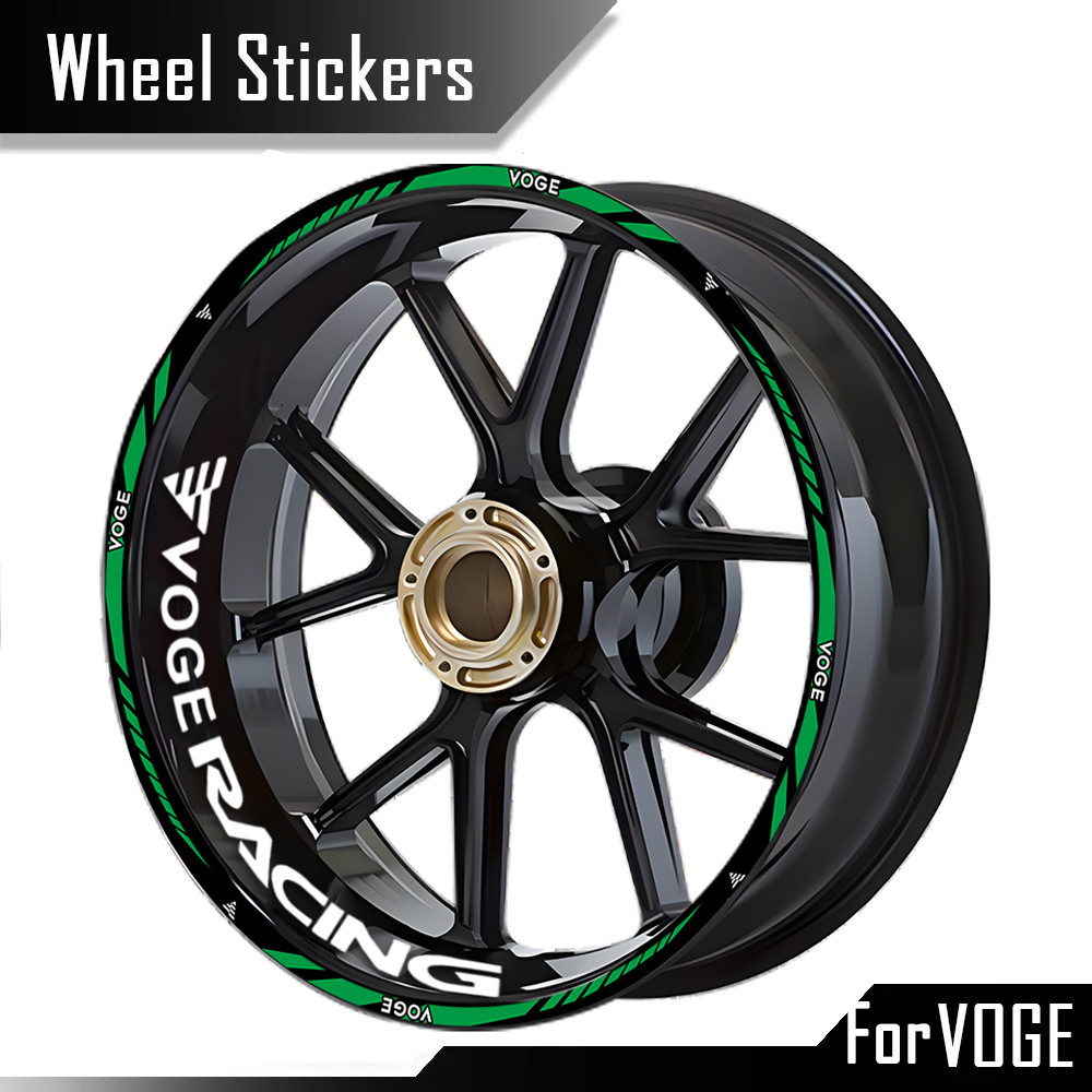 Yสติกเกอร์ล้อรถจักรยานยนต์สะท้อนแสงขนาด17นิ้วสำหรับตกแต่งด้วย300DS 500AC GP200R 200R Lx300ac 500R