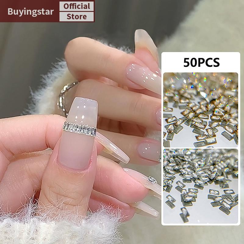 Zcx 10PCS ผสม Mini เล็บ Rhinestones แบนกลับคริสตัลหินขนาดเล็ก Cuminal Zirconia เล็บ Ch Shinny เครื่องประดับเล็บ Salon VO