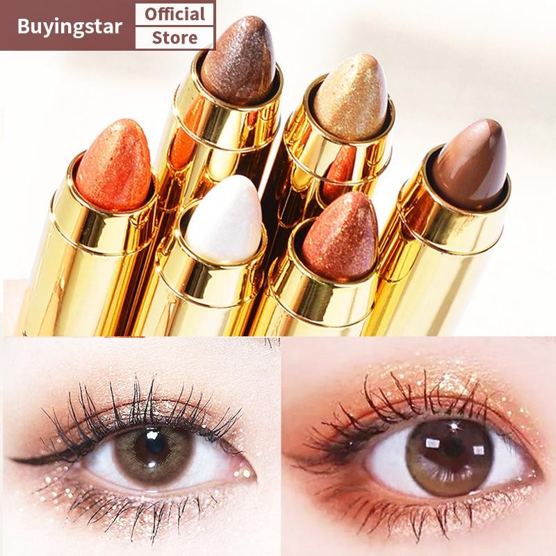 Zcx Glitter Eye Shadow Stick Shine ขี้เกียจ High Gloss Eye Shadow ปากกา Pearl Light Fine แฟลช Beautification Brightening แต่งหน้า Holding VO