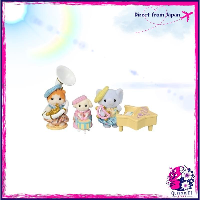 Sylvanian Families Nursery Recital Set - Doremifa Music Band, S-78, 3+ Years, EPOCH