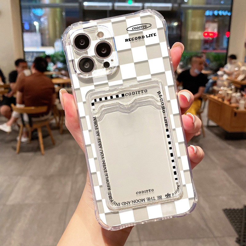 Clear ซองใส่การ์ด case for iPhone 17 11 13 16 15 12 14 Pro Max X XS Max XR 7 8Plus เคสโทรศัพท์ซิลิโคน TPU โปร่งใส ราคา ถูกที่สุด ดีลบีเคเค แกลเลอรีภาพที่ 2