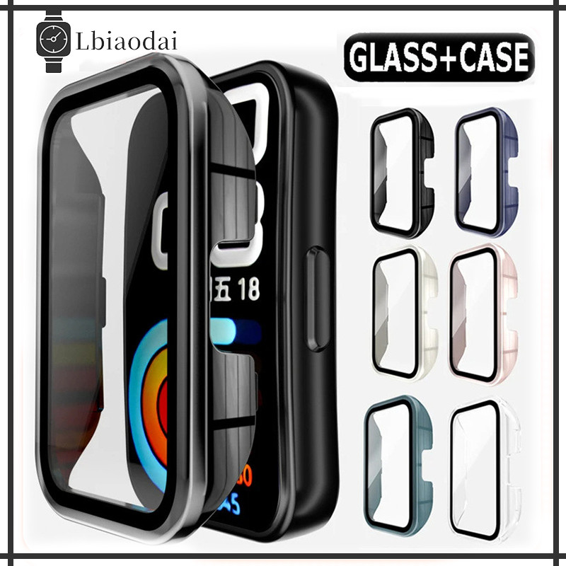 เคสพีซีกระจกนิรภัยสำหรับ for Huawei Band 9 8 / Huawei Band 8 9 NFC ฝาครอบป้องกันหน้าจออุปกรณ์เสริมนาฬิกาสมาร์ท
