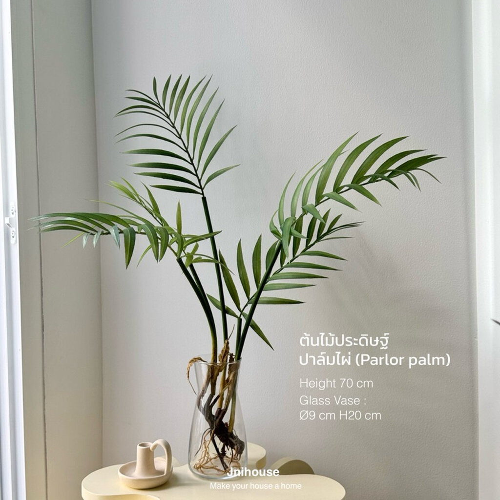 [พร้อมส่ง] Jnihouse : Parlor palm (ปาล์มไผ่) กิ่งไม้ประดิษฐ์ (Tree)