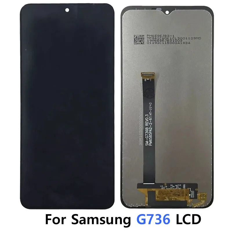 SAMSUNG สําหรับsamsung Galaxy Xcover6 Pro G736 G736BจอแสดงผลLCD Touch Screen Digitizer Assemblyสําหร