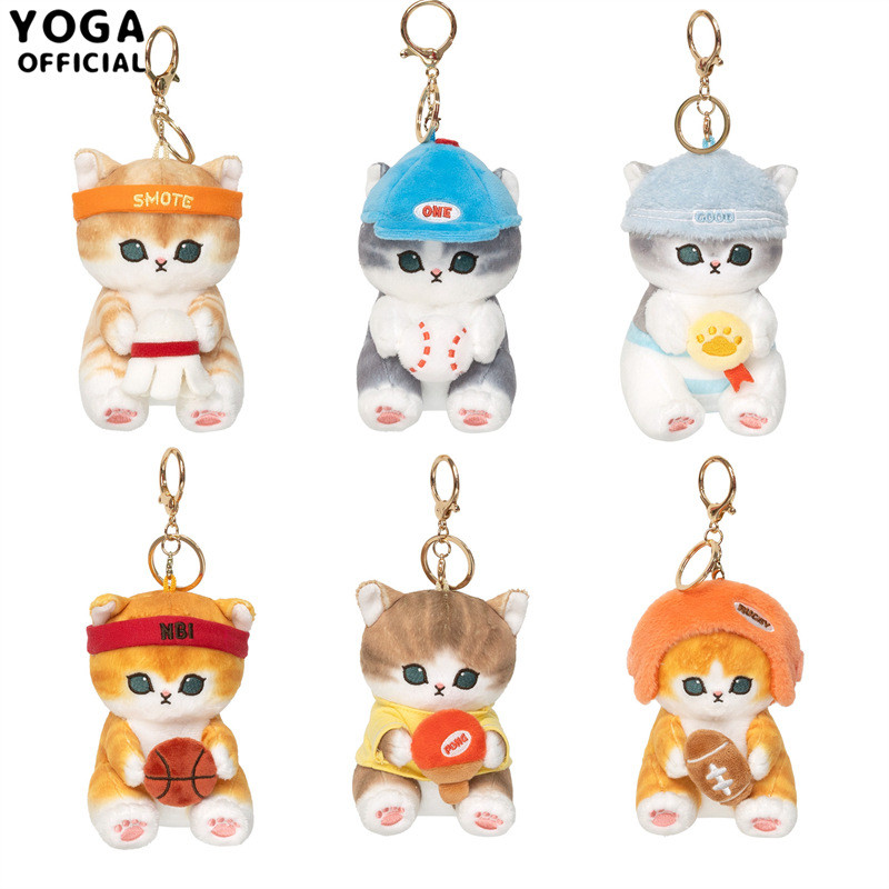 Mofusand Cat mofusand Shark Cat Games ตุ๊กตาตุ๊กตาจี้ตุ๊กตาการ์ตูนน่ารัก