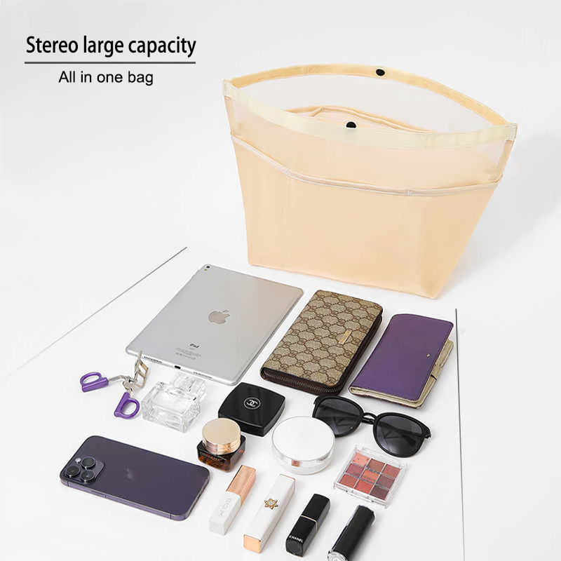 Evertoner Ultralight Liner สําหรับ Longchamp กระเป๋าถือกระเป๋าแต่งหน้าสนับสนุนแบบพกพาใส่กระเป๋า Organizer thumbnail 7