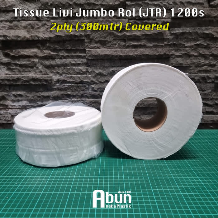 ทิชชู่ม้วนจัมโบ้ (JRT) Livi 2ply Contents 1200s (คลุม)
