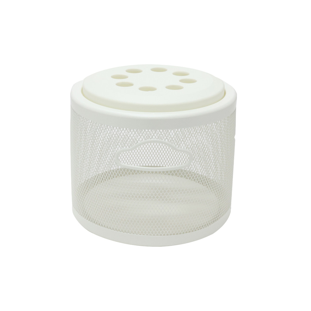 Koncept Furniture สตูลเปิดเก็บของ KC-PLAY รุ่น ORIVER-S เหล็กขาว (29x29x25 ซม.)  แบรนด์ KONCEPT FURNITURE