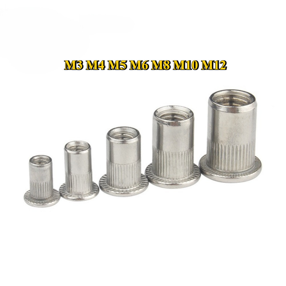 รีเวทนัท สแตนเลส 304 M3M4M5M6M8M10M12 Rivet Nut SUS304