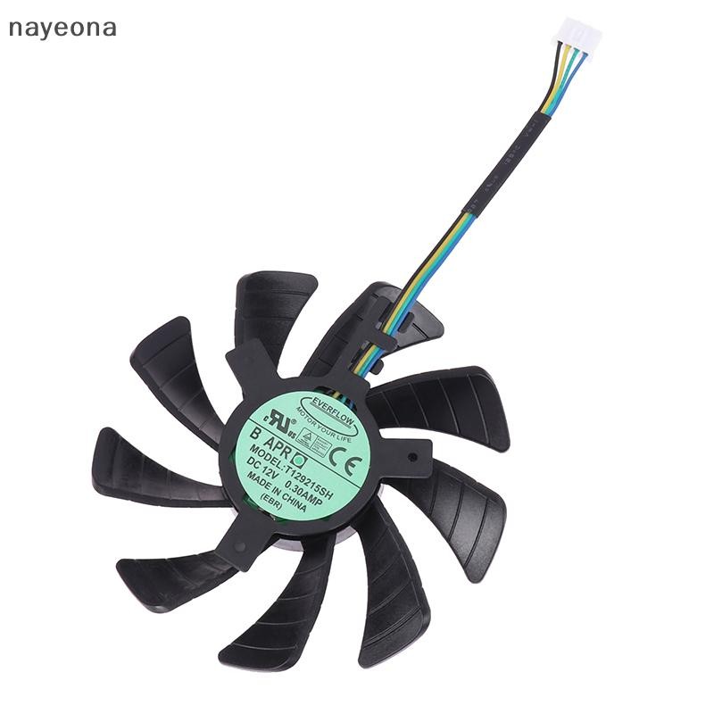 [NAY] ที129215Sh Cooler พัดลมสําหรับ ZOTAC GTX 1060 960 950 GTX1060 3GB ITX Mini กราฟิกการ์ด Cooing พัดลม EON