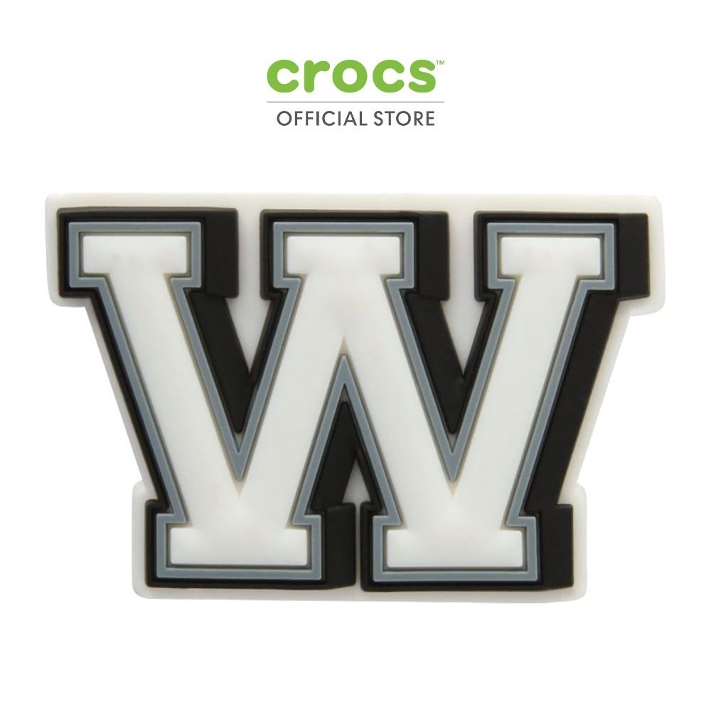 CROCS ตัวติดรองเท้า JIBBITZ LETTER W รุ่น 10007016