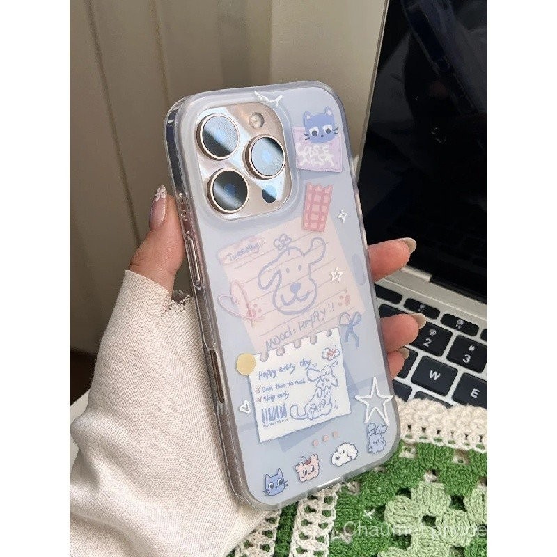 Mood Post-It เข้ากันได้กับ iphone16pro เคสโทรศัพท์มือถือสองชั้น15/14/13/12/11 promax7plus j0eb