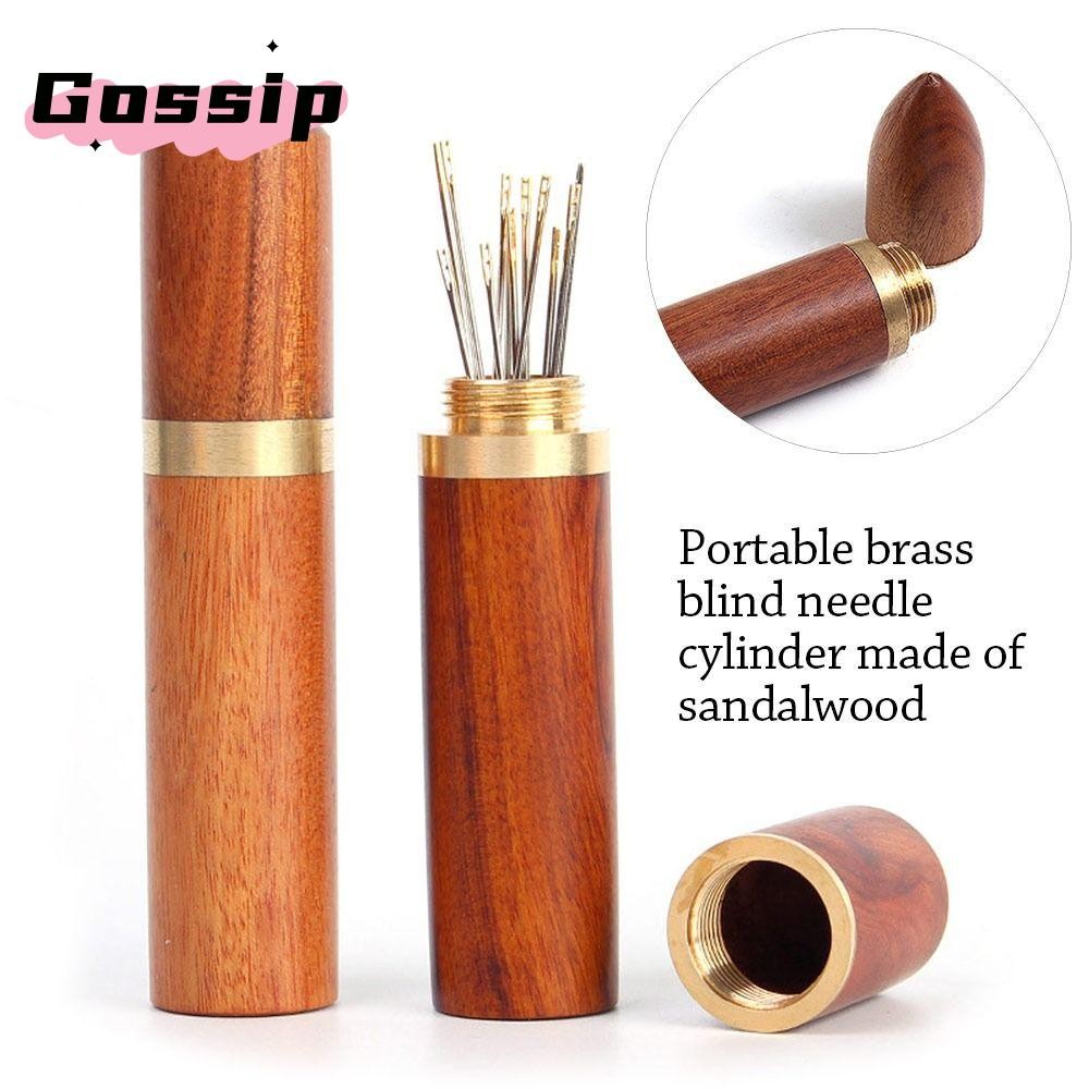 Gossip จักรเย็บผ้าเข็มคอนเทนเนอร์, เย็บปักถักร้อยไม้จันทน์เข็ม, DIY Craft ในครัวเรือนแบบพกพาไม้ Quilting อุปกรณ์เสริม Universal