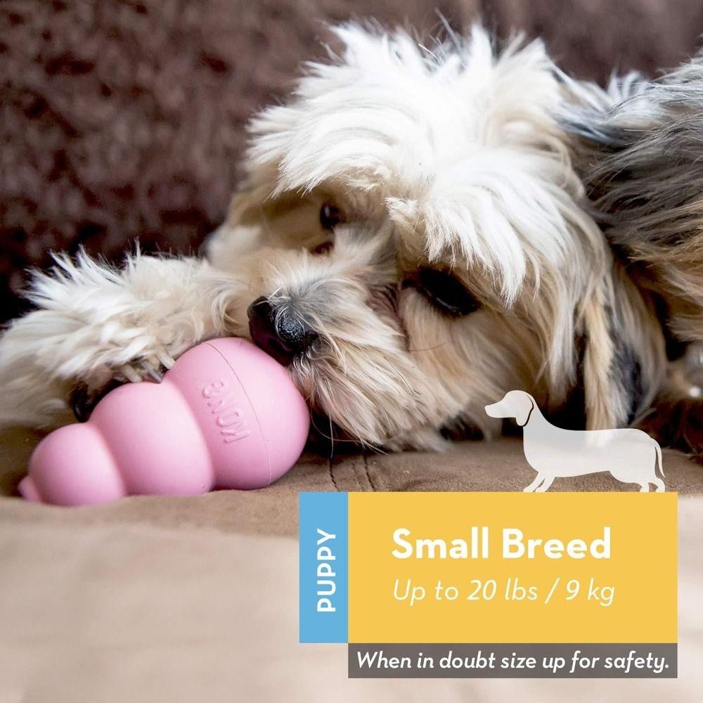 Ly Kong ของเล่นสุนัข, คลาสสิก Stuffable Kong ลูกสุนัขของเล่น, ทนทาน Treat-Filling Capbilities หลายขนาด Chew ของเล่น - รูปที่ 4