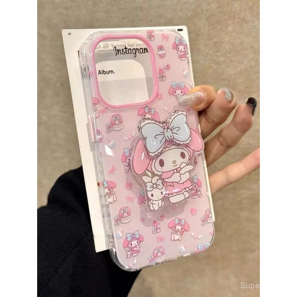 เคสโทรศัพท์มือถือสำหรับ iPhone 7 8 PLUS x XS XR xsmax 11 12 13 14 15 16 Pro Max PLUS น่ารักเต็มจอเคสโทรศัพท์มือถือกันกระแทกรูใหญ่แบบเต็ม Wkkt