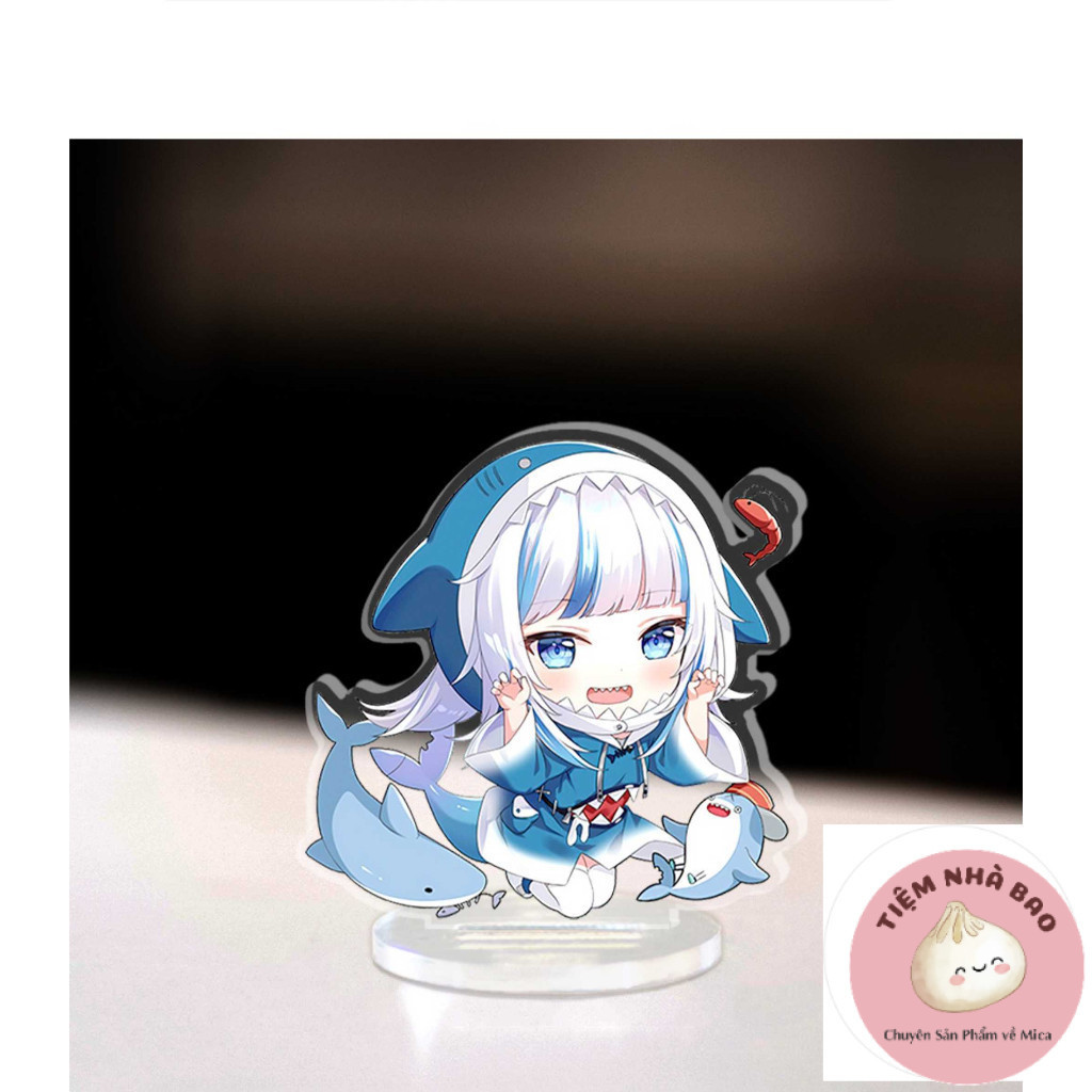 Mini รุ่น Vtuber Shoto Hololive Gawr Gura Virtual ญี่ปุ่น Youtuber ตกแต่ง 3 ซม. - เกี๊ยวตกแต่ง