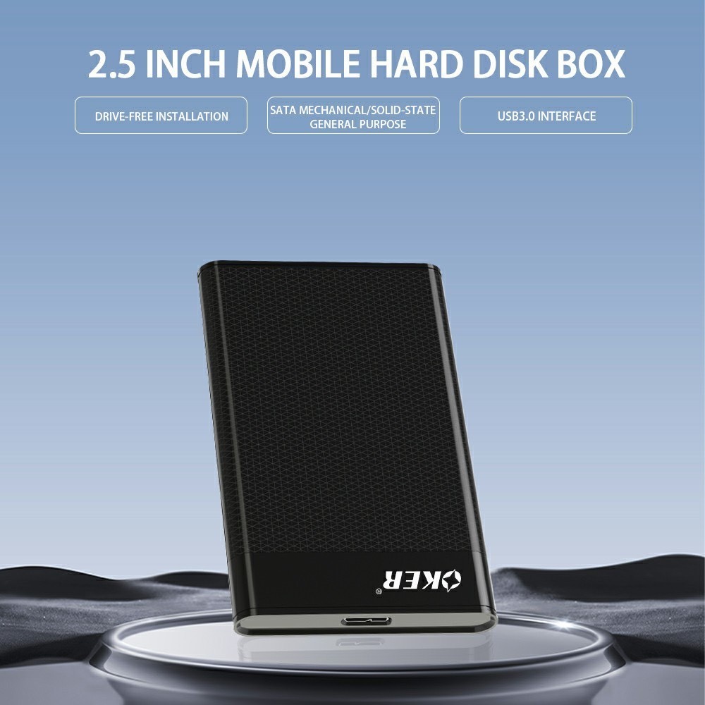 ✅แท้100% OKER ST-247 USB 3.0 External HDD Enclosure Box SATA HDD Case 2.5 inch ฮาร์ดไดรฟ์ กล่องใส่ ฮาร์ดดิส 2.5 นิ้ว