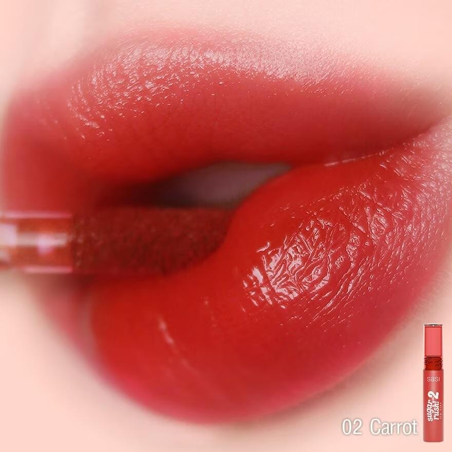 Sasi ศศิ ชูการ์ รัช วอลลุ่ม ทู ลิป ทินท์ Sugar Rush Volume 2 Lip tint 2g. - ภาพย่อย 4