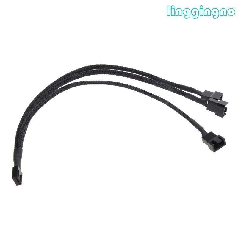Rr 12V 30 ซม.3Pin พัดลม PWM 1 ถึง 3 Way Power Supply Extension Cable Y Splitter Wire