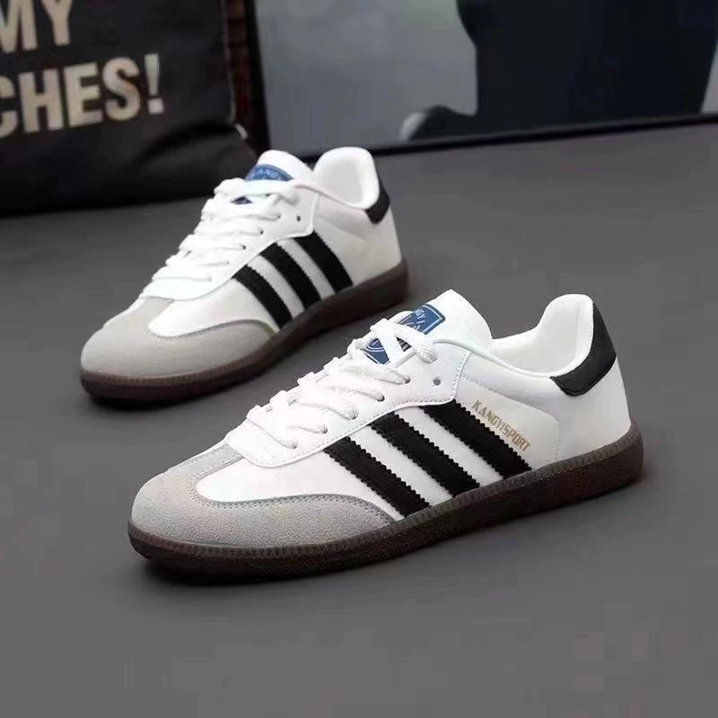 สินค้าใหม่ Moral Training Retro รองเท้าผ้าใบ 2025 สไตล์ใหม่ผู้ชายผู้หญิงคู่ All-Match Casual สบายสวมใส่อินเทรนด์แฟชั่นรองเท้าผู้ชาย