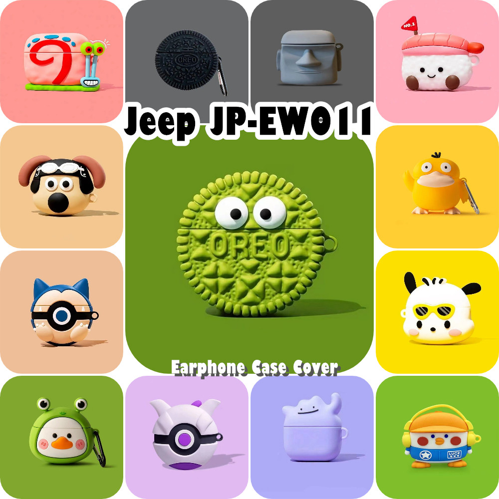 In Stockfor Jeep JP-EW011 Case Casing Soft Silicone Headphone Case Cartoon Creative NO.2