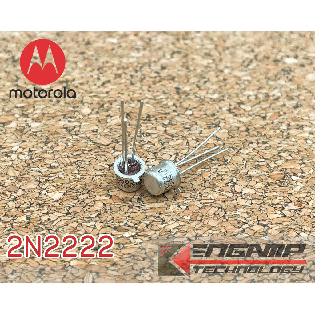 (มีตัวเลือก) [TR] 2N2222A หรือ 2N2907A Motorola TR NPN หรือ PNP 0.8A 40V TO-18