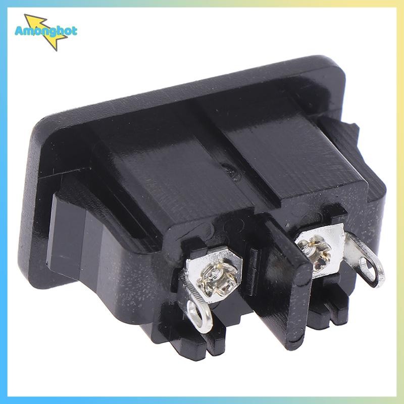 Amonghot> 5 ชิ้นใหม่ AC250V 5A 2Pin AC ปลั๊กไฟ Mount ซ็อกเก็ตหญิงใหม่