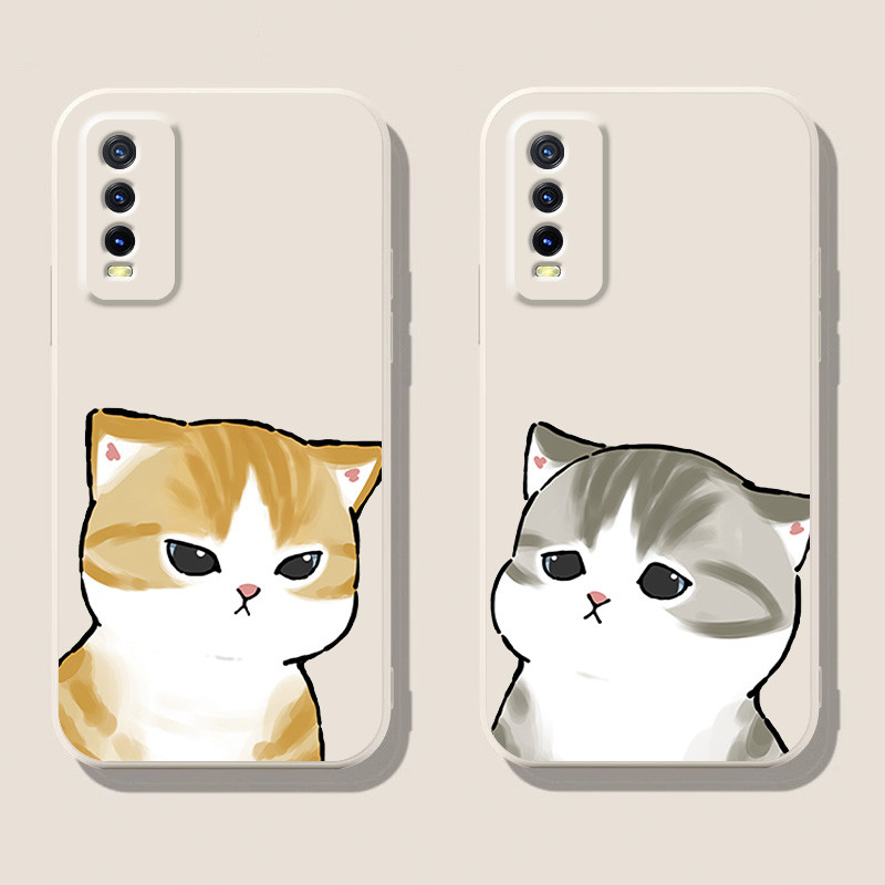 แมวตลก ปลอกสําหรับ vivo y20/s/g/sg/a/t,y21,y28,y19,y17,y16,y15/a/c/s,y12/i,y11,y02,y21pro,y21,y2s,y2