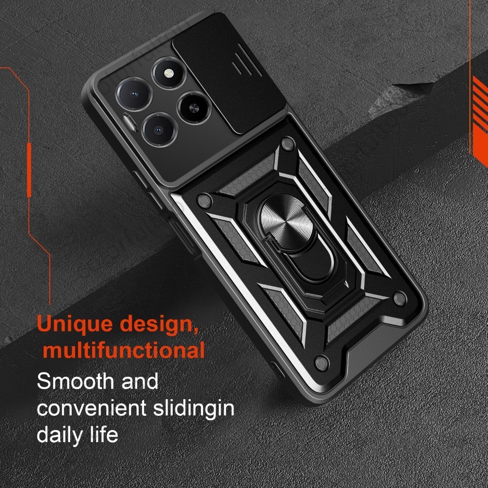 Honor X9d 5G เคสโทรศัพท์สําหรับ Honor X9d X9C X7d X5b Plus X5BPlus X 5B HonorX7d 4G 5G เกราะกันกระแทกปลอกกดดึงกล้องป้องกันกรณีรถแม่เหล็กผู้ถือแหวนด้านหลัง Hard ราคา ถูกที่สุด ดีลบีเคเค แกลเลอรีภาพที่ 8