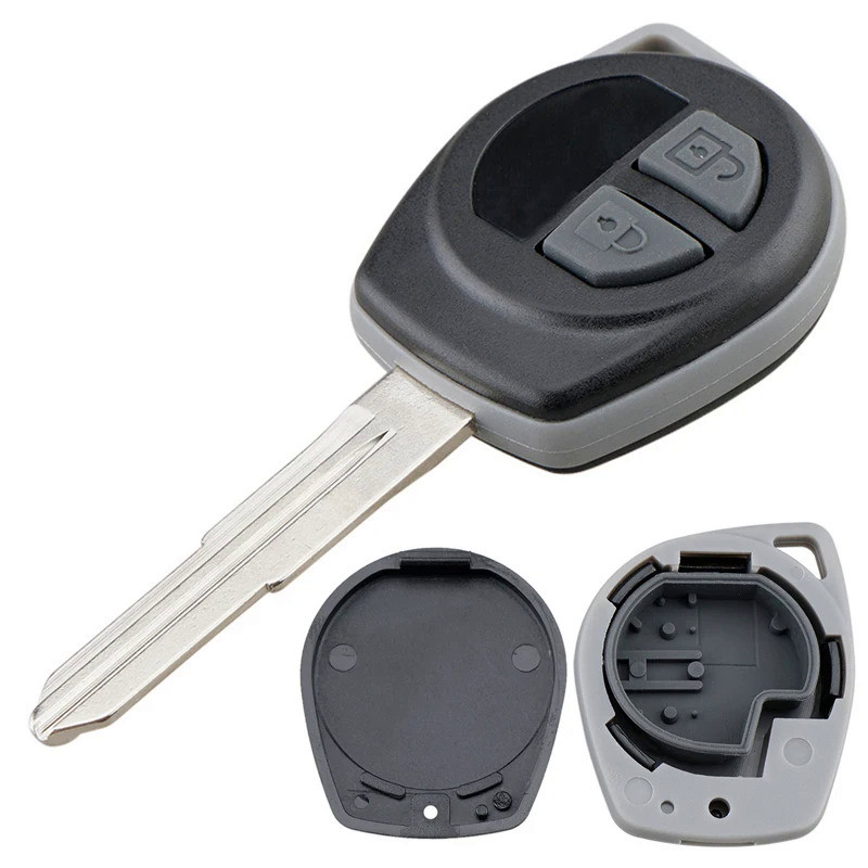 2 Buttons Remote Car Key Fob Shell Key Case HU87 / SZ11R Blade Fit for SUZUKI IGNIS ALTO SX4 VAUXHAL