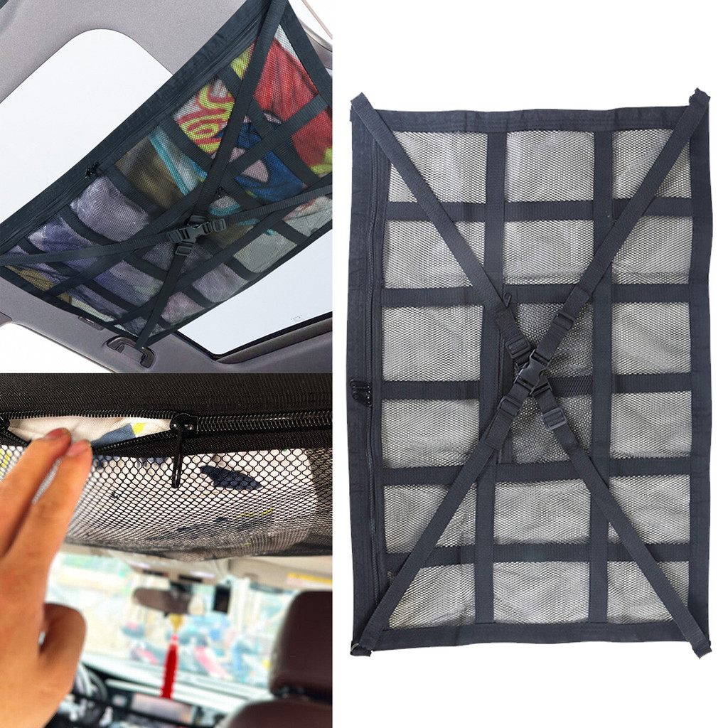 AquafireoCar Trunk Rooftop Net Mesh Cargo Net Heavy Cargo Net Truck Trailer Dumpster ขยายตาข่ายครอบคลุมกระเป๋าเดินทาง Nets