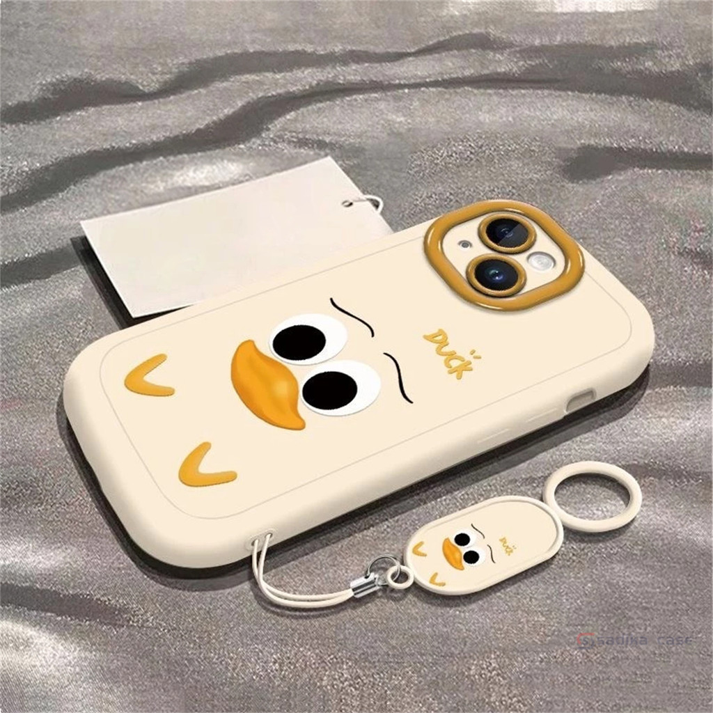 เคสไอโฟน การ์ตูนเป็ดน้อยสีเหลือง สำหรับ IPhone 15 11 12 13 14 PRO MAX 6 7 6S 8 14 15 Plus XR 6SPlus 7Plus 6Plus PFK581