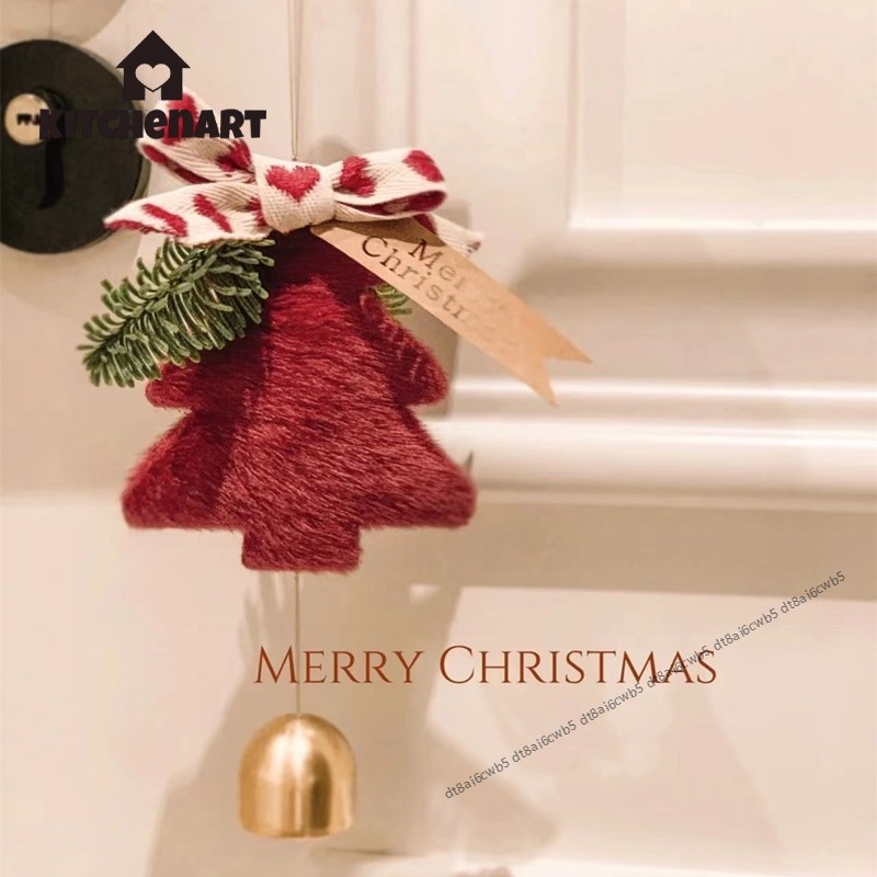 COD ต้นคริสต์มาส 3D Felt Christmas Tree แขวนผนังต้นคริสต์มาส ตกแต่งคริสต์มาส ระฆัง เครื่องประดับแขวน