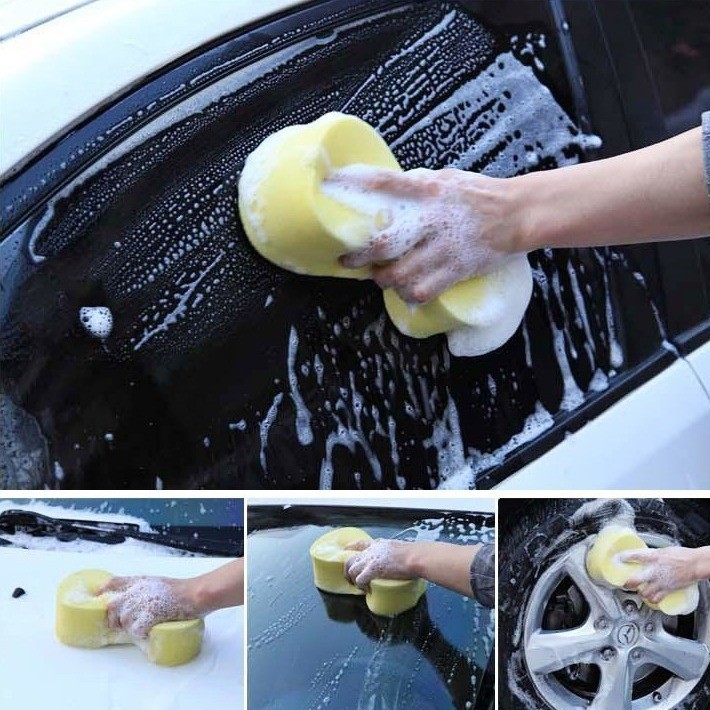ฟองน้ำล้างรถ ฟองน้ำอเนกประสงค์  ทำความสะอาดได้ดี นุ่มราคาถูก - รูปที่ 2