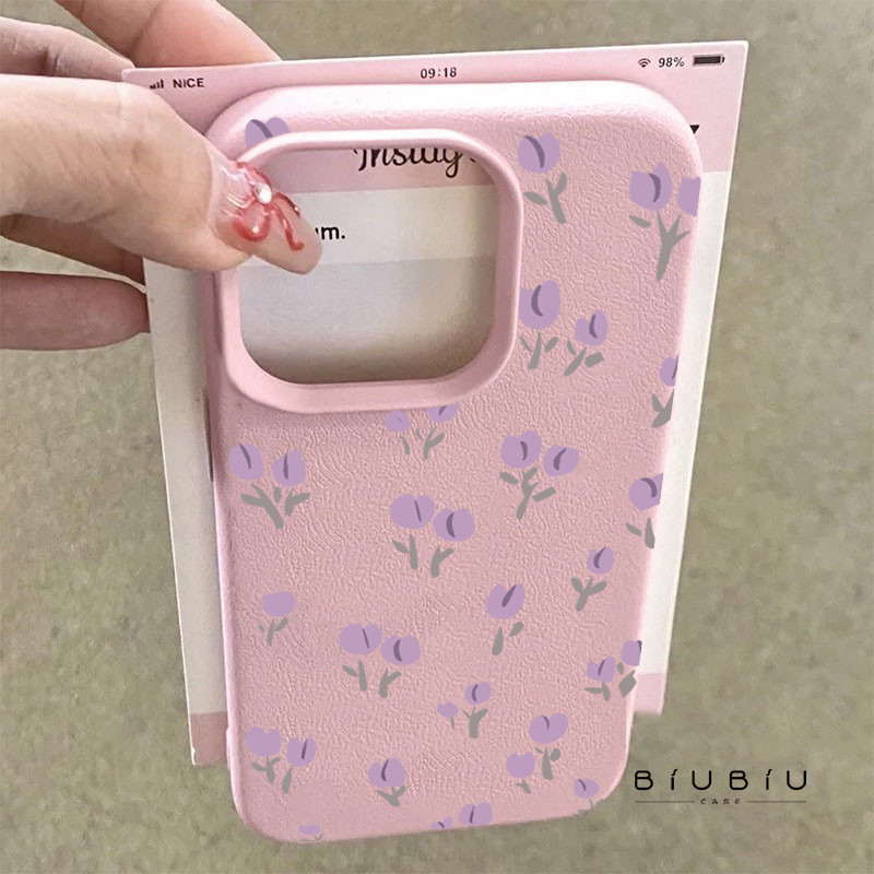 เข้ากันได้กับ iphone 16 Pro Max 15 ปลอกผีเสื้อเงาและดอกไม้ 11 12 13 14 Pro 7 8 Plus X XR XS Max หนัง