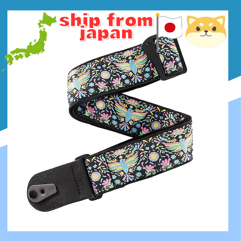 [D'Addario] Guitar Strap with Strap Lock Structure Pad Lock Strap Phoenix Dream 50TC01 [Domestic Gen