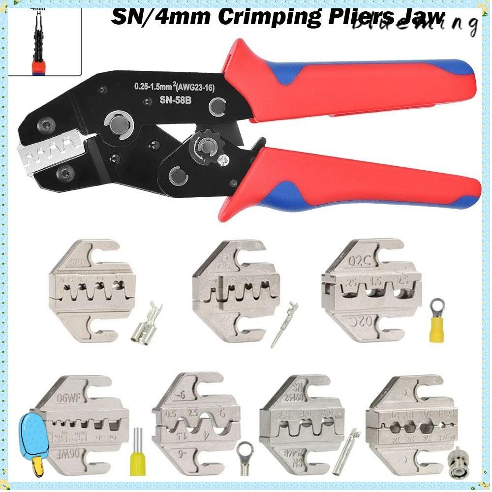 BLUEMING2 Crimping คีมขากรรไกร, 06WF 2549 03H กว้าง 4 มม.SN Crimping คีม Jaw, 48B 58B โลหะผสม SN-2546B 02C Terminal เครื่องมือ