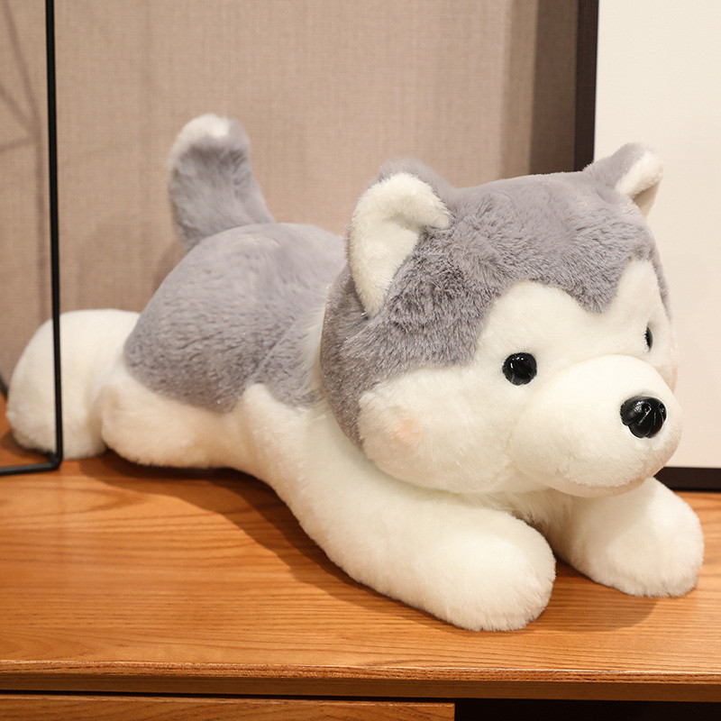 Funtoys หมอนตุ๊กตาสุนัขฮัสกี้น่ารักของขวัญวันเกิดเหมาะสําหรับของตกแต่งบ้าน ตุ๊กตาฮัสกี้สุดนุ่มน่ารัก 30ซม.-40ซม. เหมาะสำหรับเด็ก ของขวัญคริสต์มาส
