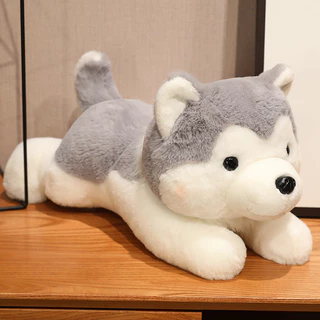 Funtoys หมอนตุ๊กตาสุนัขฮัสกี้น่ารักของขวัญวันเกิดเหมาะสําหรับของตกแต่งบ้าน ตุ๊กตาฮัสกี้สุดนุ่มน่ารัก 30ซม.-40ซม. เหมาะสำหรับเด็ก ของขวัญคริสต์มาส