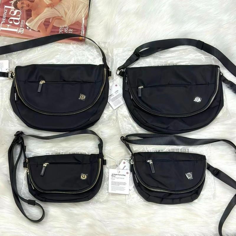 Lulu 5L bag กระเป๋าสะพายข้างสําหรับเด็กผู้หญิง กระเป๋าสะพายข้างลําลองโยคะแบบพับได้ r
