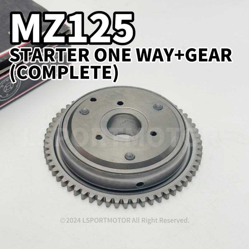 MOSKITO MZ125 STARTER ONE WAY + GEAR (COMPLETE) MZ 125