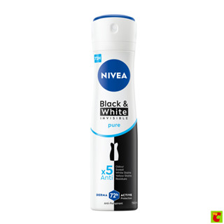 นีเวีย แบล็คแอนด์ไวท์ อินวิซิเบิล เพียว สเปรย์ระงับกลิ่นกาย …