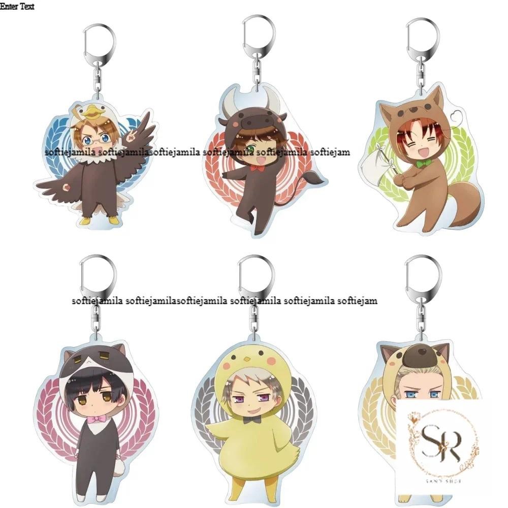 Guo Xiao Luo ร้านค้าต่อพ่วง Anime hetalia: พวงกุญแจอะคริลิค kigurumi Ver ประกาย จี้โลก
