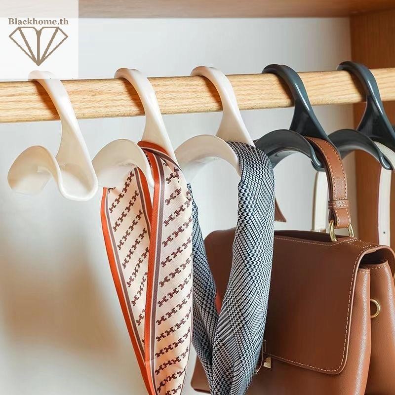 ACK Bag Rack Holder Home Closet Hat Silk Scarf Shawls Purse Handbag Storage Arched Hanger Hook N