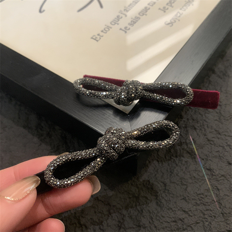 เก็บผมสไตล์เกาหลี Hairpin แบบ All-Match พร้อมเพชรเต็มด้านข้าง Duckbill Clip สำหรับคนชอบแฟชันและInfluencer ราคา ถูกที่สุด ดีลบีเคเค แกลเลอรีภาพที่ 7
