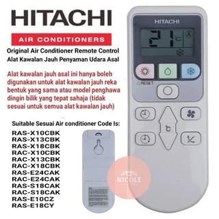 HITACHI รีโมทแอร์คอนด Hi-02 RL-2401